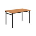 thumbnail image 1 of KMH Multi-Purpose Folding Table (Black Frame/Beech top), 1 of 7