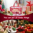 thumbnail image 3 of NIUBWJL Christmas Gift Bag Portable Gift Bag Christmas Non-woven Bag Shopping Bag, 3 of 5
