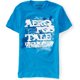 thumbnail image 1 of Aeropostale - Camiseta con gráfico pintado para hombre, color azul, grande, 1 of 1