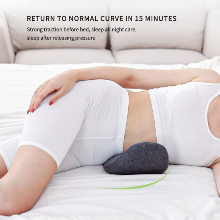 Lumbar Support Pillow Sleeping Memory Foam Pillow for Back Pain