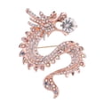 thumbnail image 2 of Pin de solapa vintage Yinane Broche de dragón para esmoquin, 2 of 8