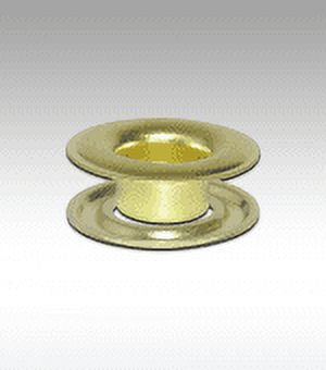 MICRON #1 Brass (White Painted) Self-Piercing Grommets & Washers (500 sets)