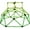 Green, variant on Eezy Peezy Monkey Bars Climbing Tower - Active Outdoor Fun for Kids Ages 3 to 6 Years Old, Green/Blue