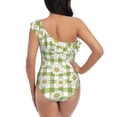 thumbnail image 5 of Honeii Daisies Flowers for women's one-piece swimsuit featuring a chic one-shoulder design experience elegance and style in the water-XX-Large, 5 of 6