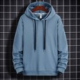 thumbnail image 2 of uvwlwu Hoodies for Men 2025 Spring And Autumn Winter New And Fashion Loose Sports Hooded Hoodie(Size:3XL), 2 of 7