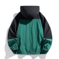 thumbnail image 3 of RXIRUCGD Veste de Travail Extérieure à Capuche avec Poches et Fermeture Éclair pour Homme, Vert, Taille : L, 3 of 3