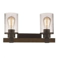 thumbnail image 3 of Trans Globe Lighting 21842 Siesta 2 Light 15" Wide Bathroom Vanity Light - Bronze, 3 of 3