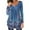 Blue, variant on gakvbuo Womens Fall Fashion 2023 Tops Hide Belly Tunic Cute Flowy Henley Blouses Dressy Casual Loose Tshirts For Leggings