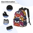 thumbnail image 3 of Defioc Fox Face Pattern Laptop Backpack for Men and Women,Casual Backpack Dayback Sports Bookbag for Travel Running Hiking, 3 of 6