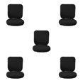 thumbnail image 3 of Guardoinrt Soft and Breathable Swivel Chair Cover Seating Experience Black Backrest + Cushion Cover 5Set, 3 of 6