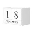 thumbnail image 4 of Wooden Calendar, Retro Fashion Style Wooden Perpetual Calendar Wide Application  For Office For Home, 4 of 8