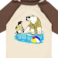thumbnail image 4 of Inktastic Penguin and Polar Bear Iceberg Beach Bums Boys or Girls Long Sleeve Baby Bodysuit, 4 of 5