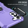 thumbnail image 5 of Phone Case for Samsung Galaxy S22 Plus Case, S22 Plus Phone Case Built in 360 Rotating Ring Stand, Luxury Heavy Duty Armor Hard PC Soft TPU Slim Phone Case for Samsung Galaxy S22 Plus - Purple, 5 of 10