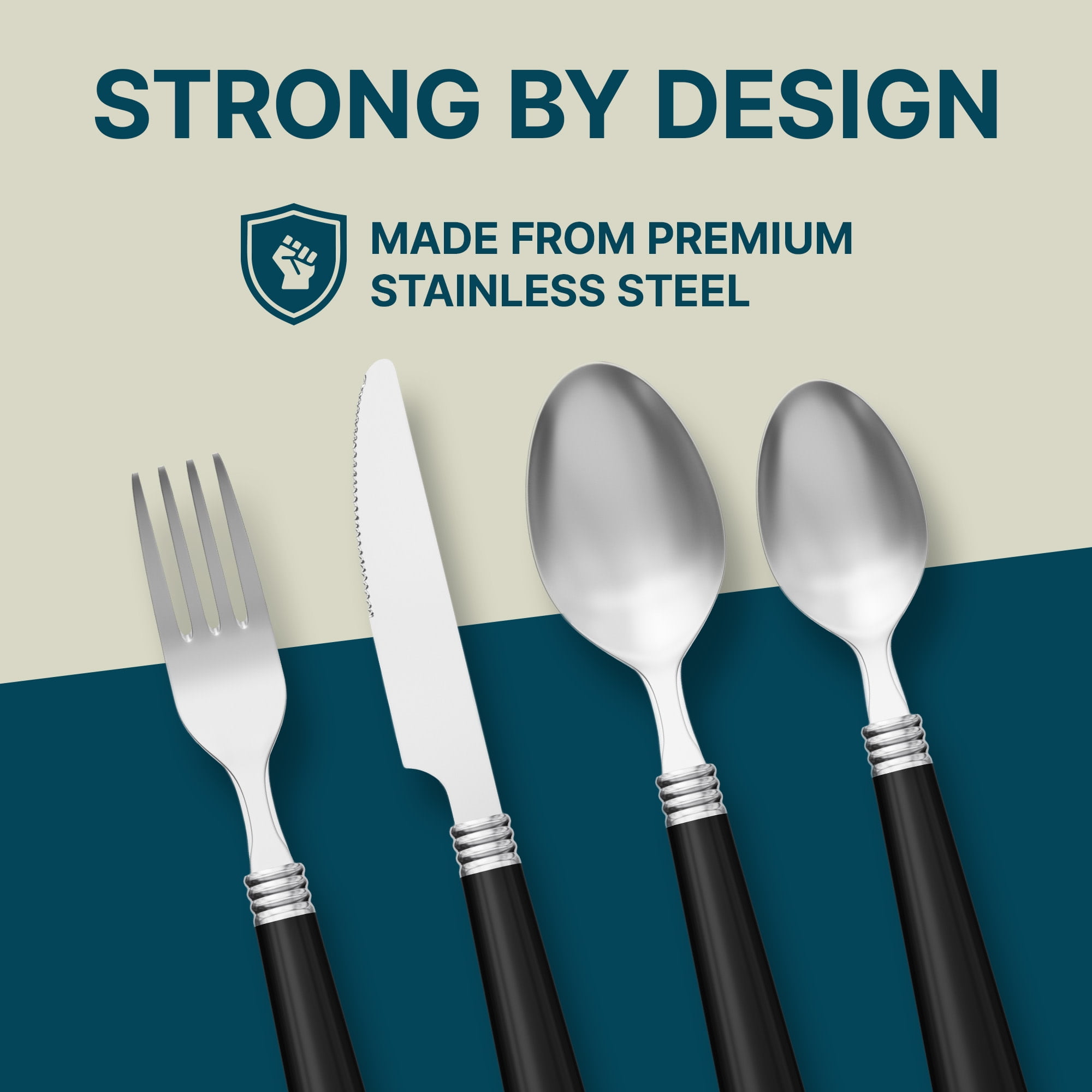 新品 NEIGHBORHOOD CI CUTLERY SET Gibson Sensations Ii 16 Piece Plastic Handle Flatware - Walmart.com