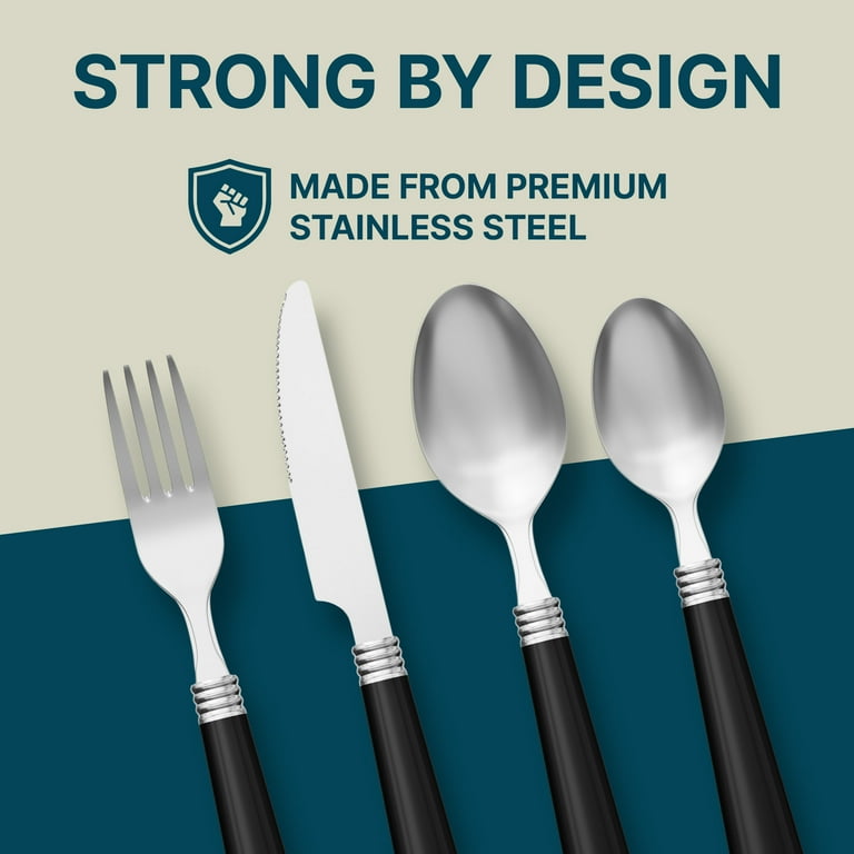 新品 NEIGHBORHOOD CI CUTLERY SET Gibson Sensations Ii 16 Piece Plastic Handle Flatware - Walmart.com