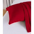 thumbnail image 5 of 1 Piece Luxury Thicker Pattern Comforter, 800 TC, 100% Egyptian Cotton, King/California King Size Red Solid Color, 5 of 6