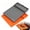 Grey&Orange(2packs), variant on 16x11.5 Inch Silicone Griddle Mat, 2-Piece Heat Resistant Non-Slip BBQ Drip Tray Pad Compatible with Blackstone Griddle, Kitchen Countertop Outdoor Cooking