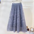 thumbnail image 5 of Tulle Maxi Skirts for Women, High Waist Flowy Elegant Long Tutu Party Skirt, 5 of 5
