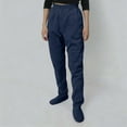 thumbnail image 4 of Adult Footed Sweatpants with Sherpa Fleece Lined Feet, Extremely Soft and Warm Footing, 4 of 8