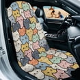 thumbnail image 2 of ZUXONGSY Car Seat Cover Towel Funny Cat Print Cars Seat Towel Covers Absorbent Auto Front Seat Covers for After Gym Workout, Running, Beach Sports, 2 of 8
