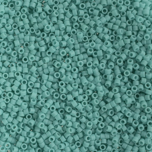 John Bead Miyuki Delica 11/0 Rnd Turq Green
