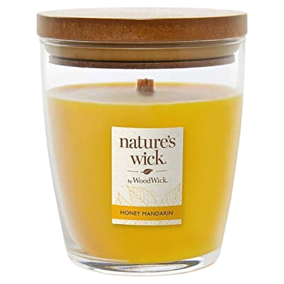 Nature's Wick Honey Mandarin Candle