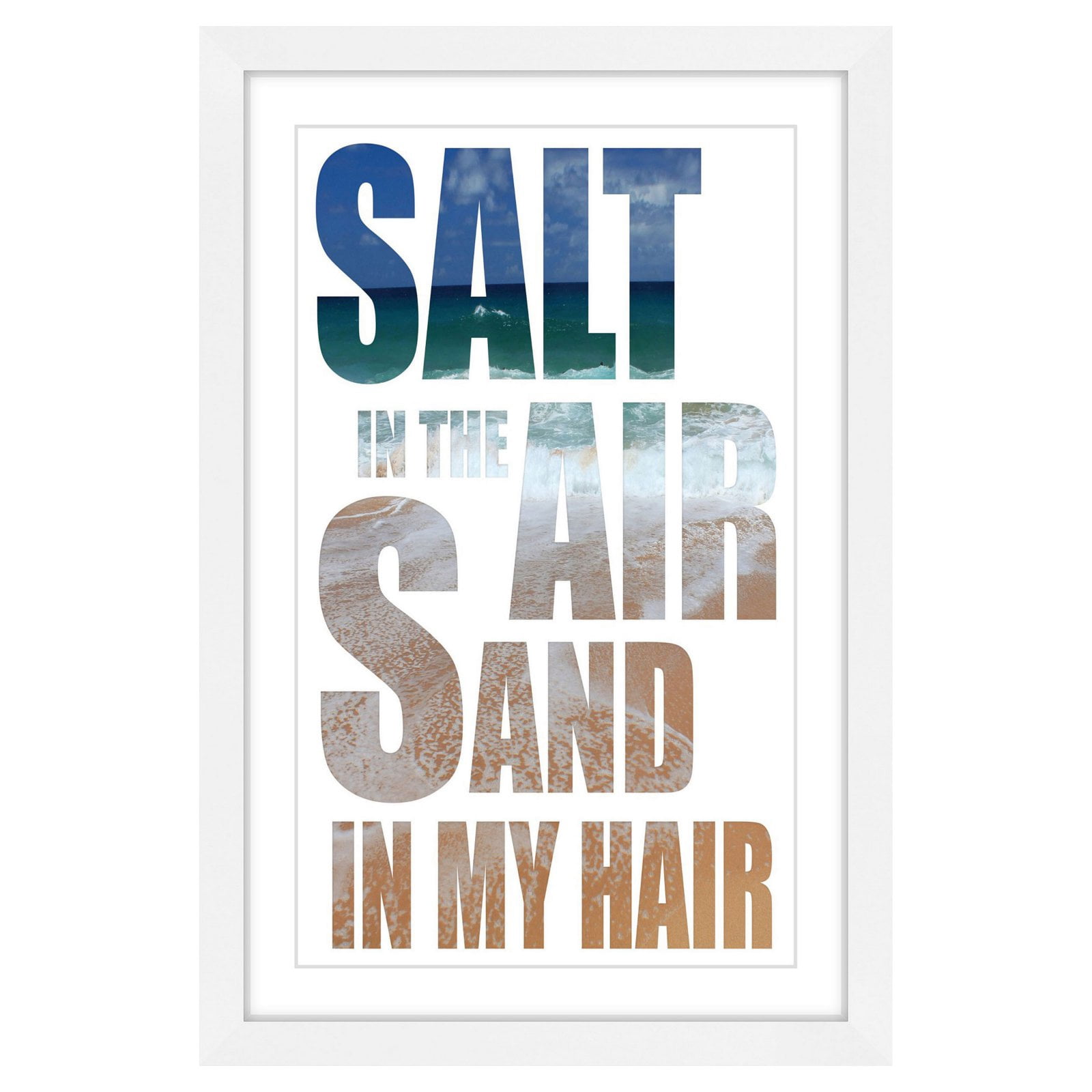 Marmont Hill "Salt and Sand" by Diana Alcala Framed Painting Print