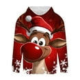 thumbnail image 5 of Elvqul Mens Christmas Hoodies Shirts Long Sleeve Printed Pullover Sports Winter Hoodies for Men, 5 of 5