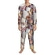 thumbnail image 3 of Balery Sea Shells Pijama para Hombre de Dos Piezas con Manga Larga, Conjunto de Dormir y Descanso Suave con Bolsillos-Medium, 3 of 7