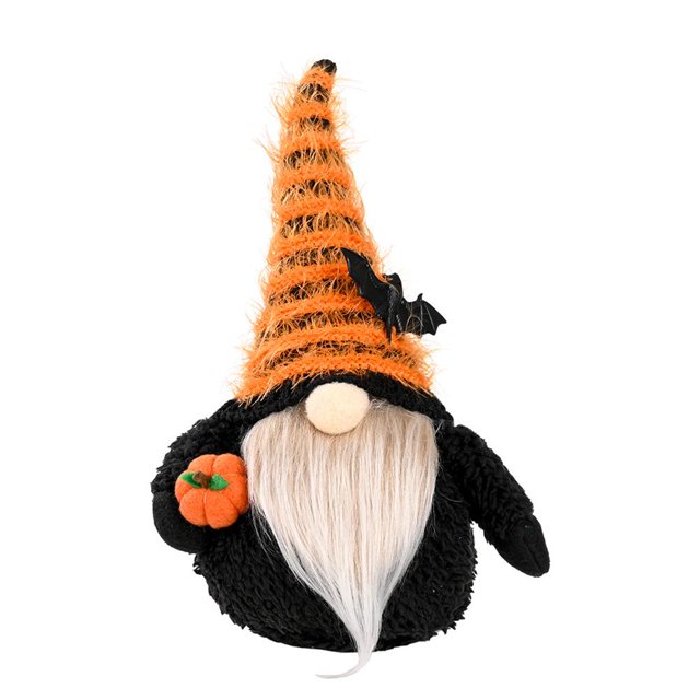 Decoración De Halloween Muñeco De Gnomo Sin Rostro Con Calabazas Juguetes De Algodón Para El Hogar Oficina Festival Regalos Calabaza Animal Volador Muñeca Linda Speravity HA037276-00