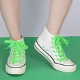 thumbnail image 6 of 3pair Double Layers Flat Shoelaces Light Green for Sneakers 45 54 60 63 72 Inch, 6 of 7