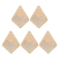thumbnail image 1 of 5 Pcs Chips en Bois pour Point de Croix Cadeau DIY Pendentif Mini Planche de Point de Croix, 1 of 6