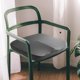 thumbnail image 4 of Cojín ergonómico de espuma viscoelástica Macarena Corrector lele soporte antideslizante para silla de oficina Malla gris, 4 of 8