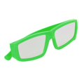 thumbnail image 2 of 5 gafas de eclipse solar profesionales seguras de plástico para visión directa del sol para adolescentes y adultos, color verde, 2 of 5