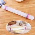 thumbnail image 3 of thinsony Non Stick Rolling Pin Decoration Fondant Baking Cake Dough Roller 13 inch, 3 of 8