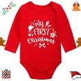 thumbnail image 5 of MOMSTAG Infant Newborn My First Christmas Rompers, 5 of 5