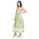 thumbnail image 2 of Vestido campesino Roman Fashion /Juvenil, 12187 (Verde cuadros) verde CH, 2 of 6