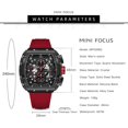 thumbnail image 6 of Men's Watch Fashion Sport Wrist Watches (Chronograph/Waterproof/Luminous/Calendar) Silicon Strap Quartz Watch for Men, 6 of 6