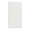 thumbnail image 2 of Hirsh 36 inch Wide 5 Drawer Metal Lateral File Cabinet for Home and Office, Holds Letter, Legal and A4 Hanging Folders, White, 2 of 4