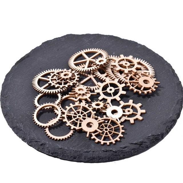 Bewildely 36 unids/set de piezas de engranaje de Steampunk, ruedas para álbum de recortes, adorno decorativo Manual, artesanía, suministros para Decoración del hogar Bewildely HA066181-00B