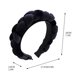 thumbnail image 2 of Ganfancp Trenza Diademas de Terciopelo Criss Moda Pelo Grueso Ancho Sólido Antideslizante Hinchada Diadema Acolchada Accesorios para El Cabello Lindo para Las Mujeres Niñas Artículos En Liquidación 1, 2 of 2