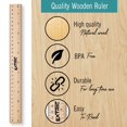 Rulers 10 Pack Rulers 12 Inch, Rulers for Kids Great for School, Classroom Wooden Ruler for