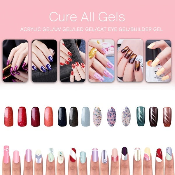 120w 36led Nail Uv Light Curing Lamp Phototherapy Machine Automatic Sensing Acrylic Curing Light Walmart Com Walmart Com