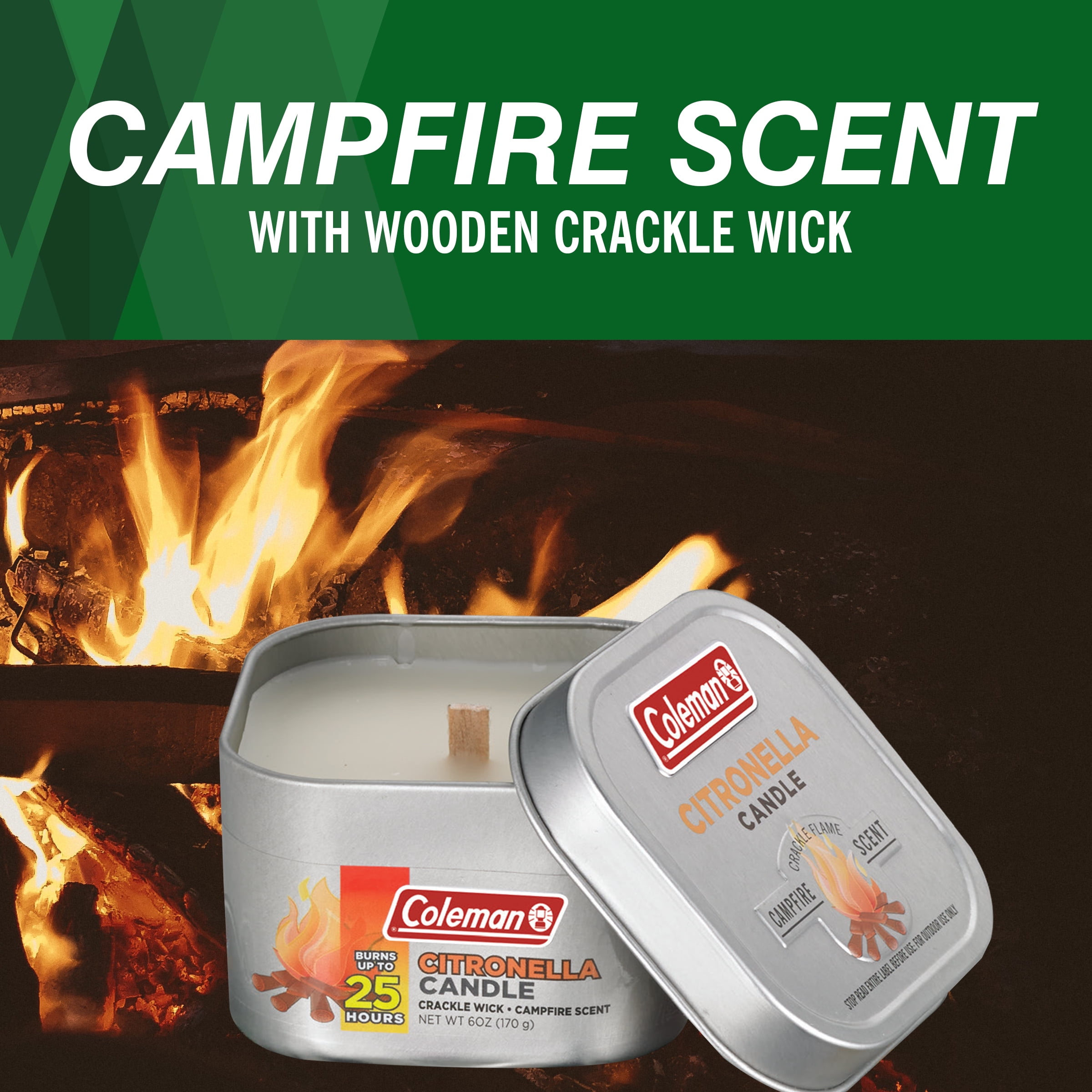 Coleman Citronella Camp Mug Candle - Pine Scent