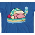 thumbnail image 2 of Kirby Main Character Sleeping Boy's Royal Blue T-shirt-XL, 2 of 3