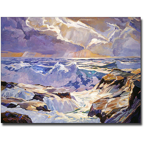 Trademark Art "Seafoam Green" Canvas Wall Art by David Lloyd Glover