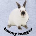 thumbnail image 2 of CafePress - Bunny Hugger - Cute Infant Baby Football Bodysuit, 2 of 3