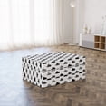 thumbnail image 3 of Clouds Foldable Mattress, Pastel Abstract Sky Elements, 74.8" x 35.4", Charcoal Grey Off White, by Ambesonne, 3 of 6