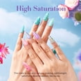 thumbnail image 4 of Kit de uñas Dip Powder AZUREBEAUTY Transparent Crystal Flower, 4 of 7