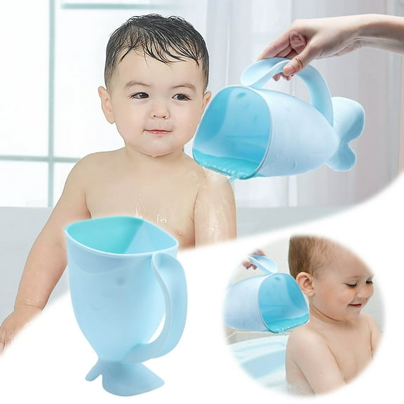 Baby Bath Rinse Cup with Handle Washing Jug for